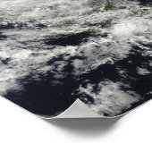 Hurrikan Ida über Nicaragua Poster (Ecke)