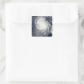 Hurrikan Igor im Atlantischen Ozean Quadratischer Aufkleber (Tasche)