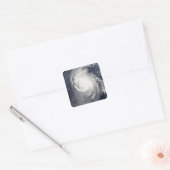 Hurrikan Igor im Atlantischen Ozean Quadratischer Aufkleber (Umschlag)