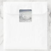 Hurrikan Ike 10 Quadratischer Aufkleber (Tasche)