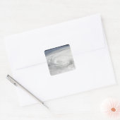 Hurrikan Ike 10 Quadratischer Aufkleber (Umschlag)