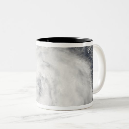 Hurrikan Ike 3 Zweifarbige Tasse (VorderseiteRechts)