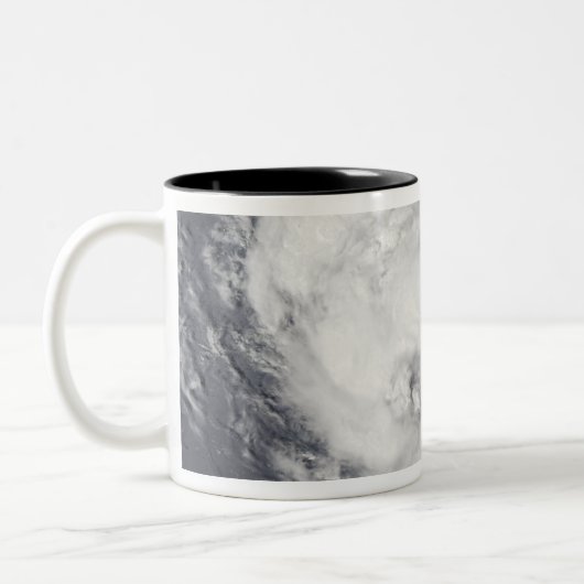 Hurrikan Ike 3 Zweifarbige Tasse (Links)