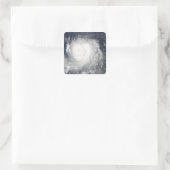 Hurrikan Ike 5 Quadratischer Aufkleber (Tasche)