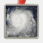Hurrikan Ike 5 Silbernes Ornament (Vorne)