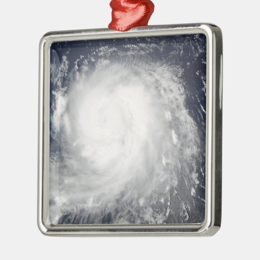Hurrikan Ike 5 Silbernes Ornament (Links)