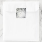 Hurrikan Ike 6 Quadratischer Aufkleber (Tasche)