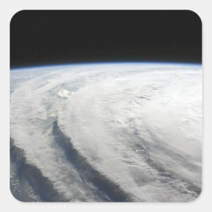 Hurrikan Ike 7 Quadratischer Aufkleber