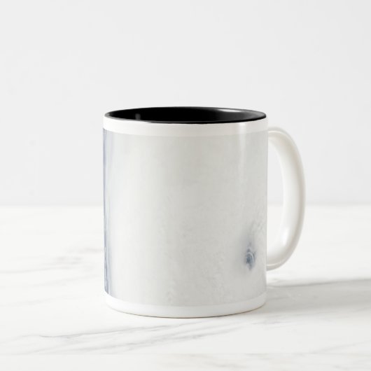 Hurrikan Ike 9 Zweifarbige Tasse (VorderseiteRechts)