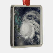 Hurrikan Ike über Kuba, Hispaniola Ornament Aus Metall (Rechts)