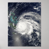 Hurrikan Ike über Kuba, Hispaniola Poster (Vorne)