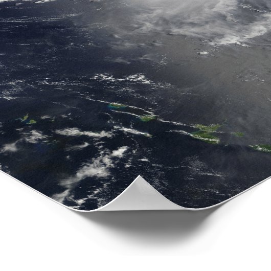 Hurrikan Ike von den kleineren Antillen Poster (Ecke)