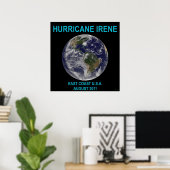 Hurrikan Irene 1,5 m Poster Print (Heimbüro)