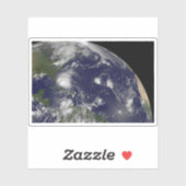 Hurrikan Irene bewegt sich durch die Bahamas. Aufkleber (Blatt)