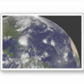 Hurrikan Irene bewegt sich durch die Bahamas. Aufkleber (Vorderseite)