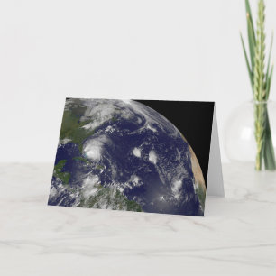 Hurrikan Irene bewegt sich durch die Bahamas. Karte