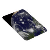 Hurrikan Irene bewegt sich durch die Bahamas. Magnet (Rechte Seite)