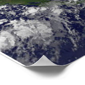 Hurrikan Irene bewegt sich durch die Bahamas. Poster (Ecke)