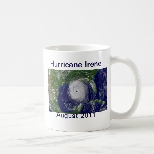 Hurrikan-Irene-Tasse Kaffeetasse (Rechts)