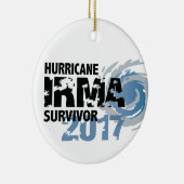 Hurrikan-Irma-Überlebender Florida 2017 Keramikornament (Rechts)