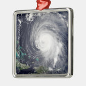 Hurrikan Isabel 2 Silbernes Ornament (Links)