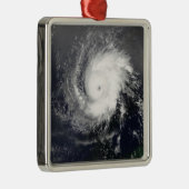 Hurrikan Ivan 3 Silbernes Ornament (Rechts)