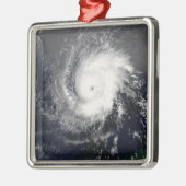 Hurrikan Ivan 3 Silbernes Ornament (Links)
