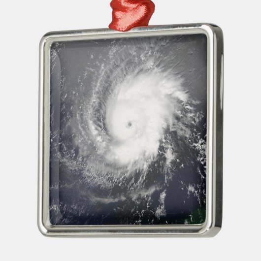Hurrikan Ivan 3 Silbernes Ornament (Links)
