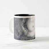 Hurrikan Ivan 3 Zweifarbige Tasse (Vorderseite Links)