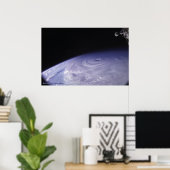 Hurrikan Ivan aus dem All gesehen Poster (Heimbüro)