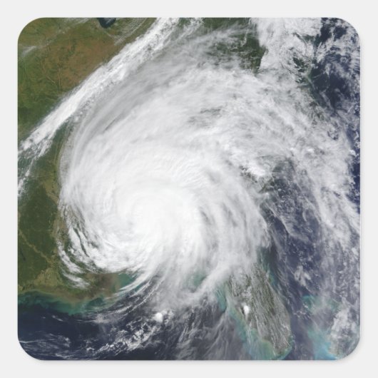 Hurrikan Ivan Quadratischer Aufkleber (Vorderseite)