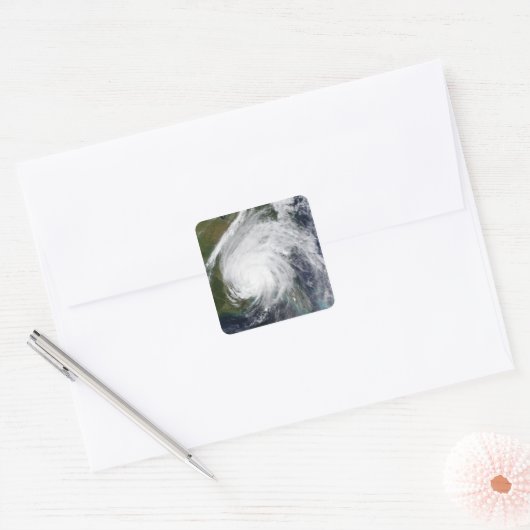 Hurrikan Ivan Quadratischer Aufkleber (Umschlag)