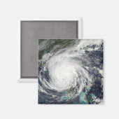 Hurrikan Jeanne Magnet (Vorderseite/Rückseite)