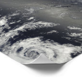 Hurrikan Jimena über Baja Kalifornien Poster (Ecke)
