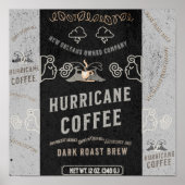 Hurrikan-Kaffee: Eine Mischung aus New Orleans Poster (Vorne)