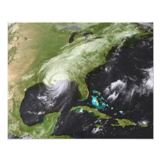 Hurrikan Katrina Fotodruck (Vorne)