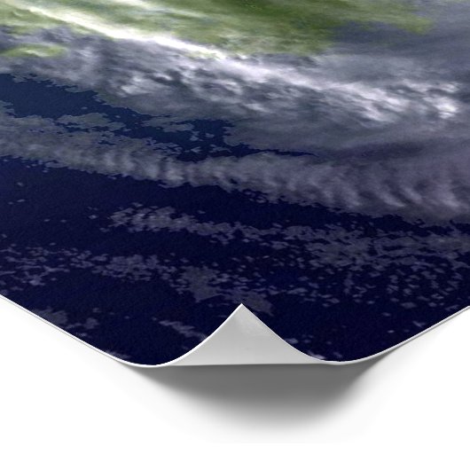 Hurrikan Katrina Poster (Ecke)