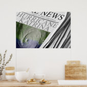 Hurrikan Katrina Poster (Küche)