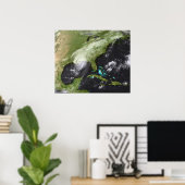 Hurrikan Katrina Poster (Heimbüro)