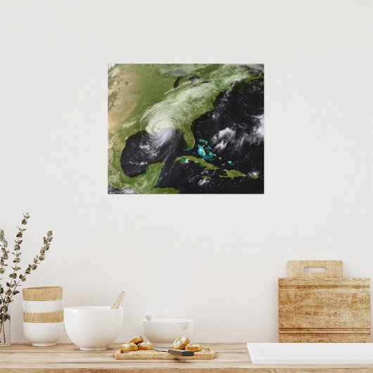 Hurrikan Katrina Poster (Küche)