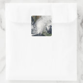 Hurrikan Kenna Quadratischer Aufkleber (Tasche)