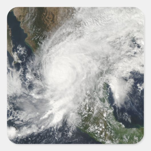 Hurrikan Kenna Quadratischer Aufkleber (Vorderseite)