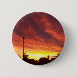 Hurrikan kommt bei Sonnenuntergang Button