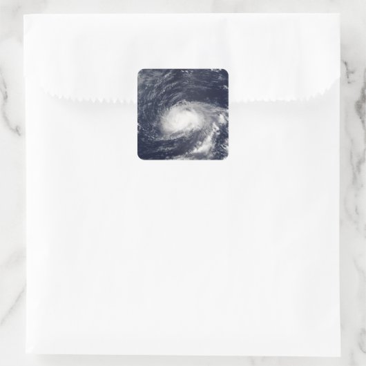 Hurrikan Kyle Quadratischer Aufkleber (Tasche)