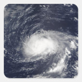 Hurrikan Kyle Quadratischer Aufkleber (Vorderseite)
