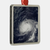 Hurrikan Kyle Silbernes Ornament (Rechts)