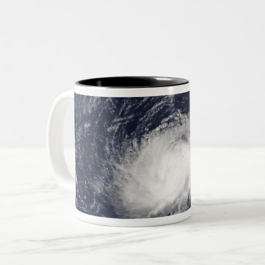 Hurrikan Kyle Zweifarbige Tasse (Vorderseite Links)