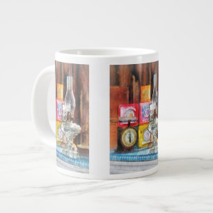 Hurrikan Lamp und Skala Jumbo-Tasse