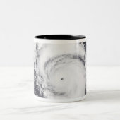 Hurrikan Lili 5 Zweifarbige Tasse (Mittel)