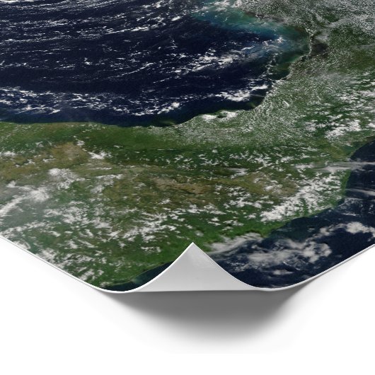 Hurrikan Lili Poster (Ecke)